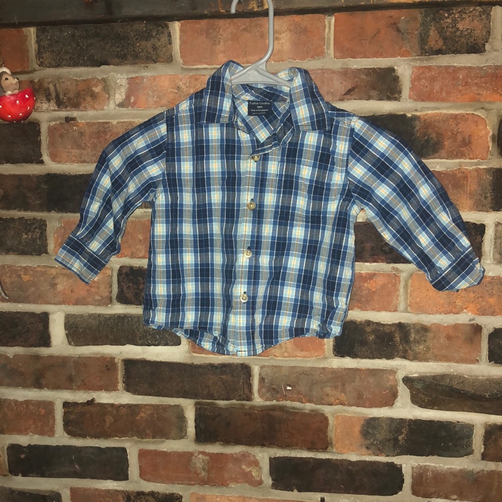 Faded glory 18 months plaid long sleeve